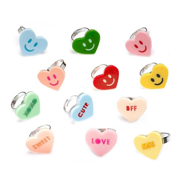 Hearts Candy Rings - Lilies & Roses NY