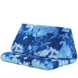 Blue Tie Dye Tablet Pillow