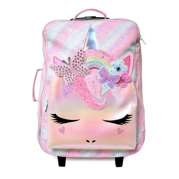 Miss Gwen Unicorn Bella Hearts Carry-On Luggage - OMG ACCESSORIES