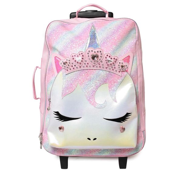 Miss Gwen Unicorn Rolling Royalty Carry-On Luggage - OMG ACCESSORIES