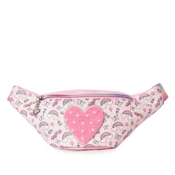 Heart Rainbow Gingham Fanny Pack - OMG ACCESSORIES
