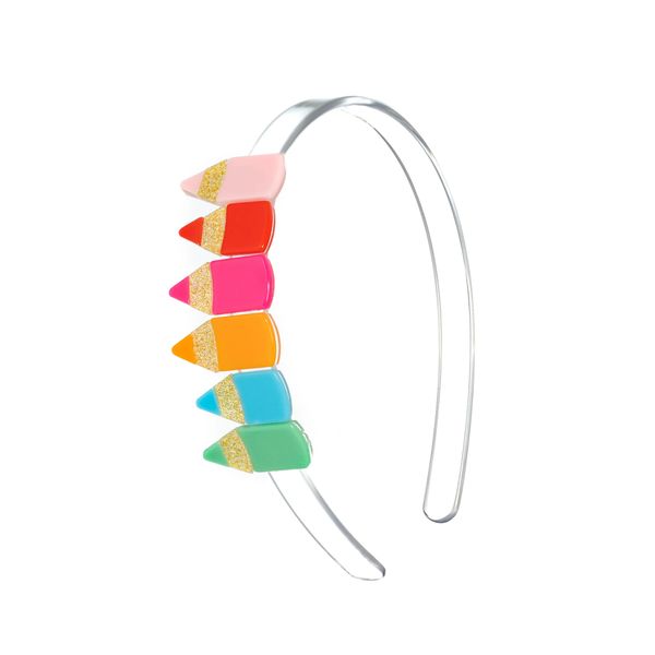 Color Pencils Headband - Lilies & Roses NY