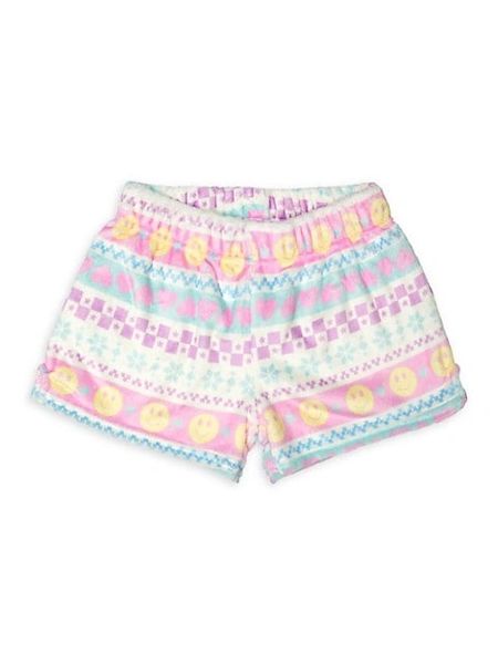 Happy Days Fair Isle Plush Shorts