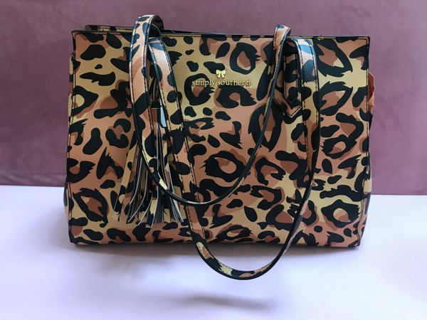 simply southern bogg bag cheetah