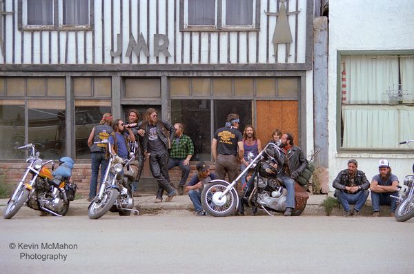 Colorado, Oak Creek, Labor Day 1980, motorcycles, 