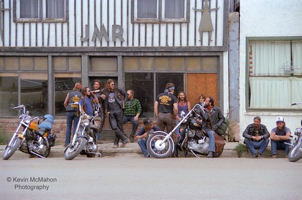 Colorado, Oak Creek, Labor Day 1980, motorcycles, 