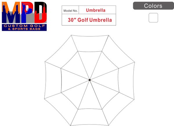 MPD Custom Golf Umbrella