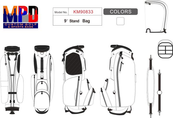 MPD Custom Golf Tour Carry Stand Bag