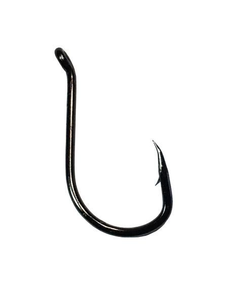 2x10pcs Spring Barbed Fishing Hooks With Hole Carp Jig Fishhook Hook Size 8