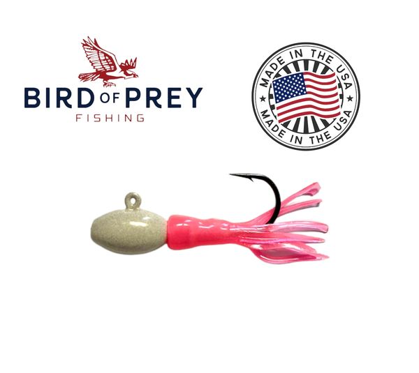 Egg Head Pompano Jig N Tubes : Combination Pink