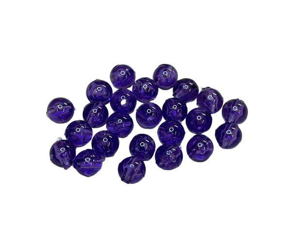 Purple Pompano Beads 6mm (25 Pack)