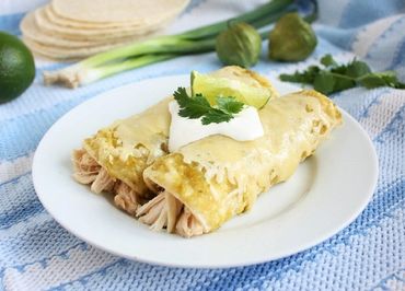 Enchiladas Verdes (Green Salsa)