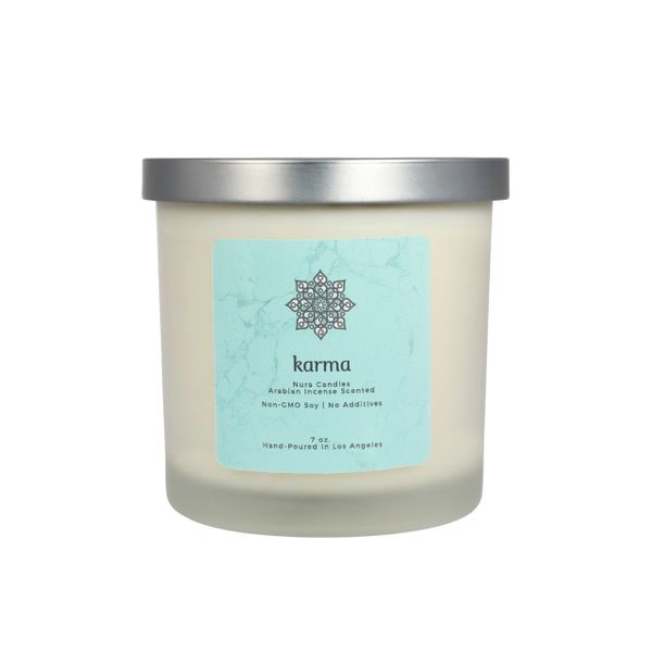 KARMA 100 Soy Candle Hand Poured in Los Angeles 7oz.