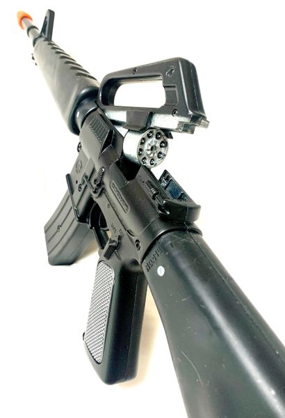 NEW Gonher US M-16 Style Cap Gun Rifle Black Finish RARE 