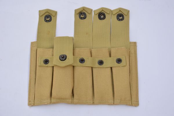 WWII US Army Thompson SMG 5 Pocket 20 Round Magazine Carrier Reproduction