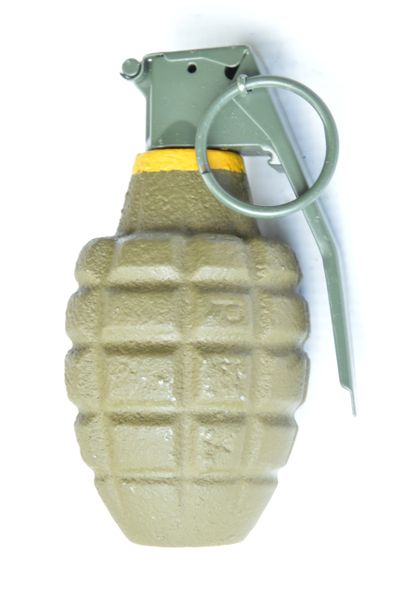 Cast Iron WWII MkII Pineapple Grenade with M212 / M228 Fuse
