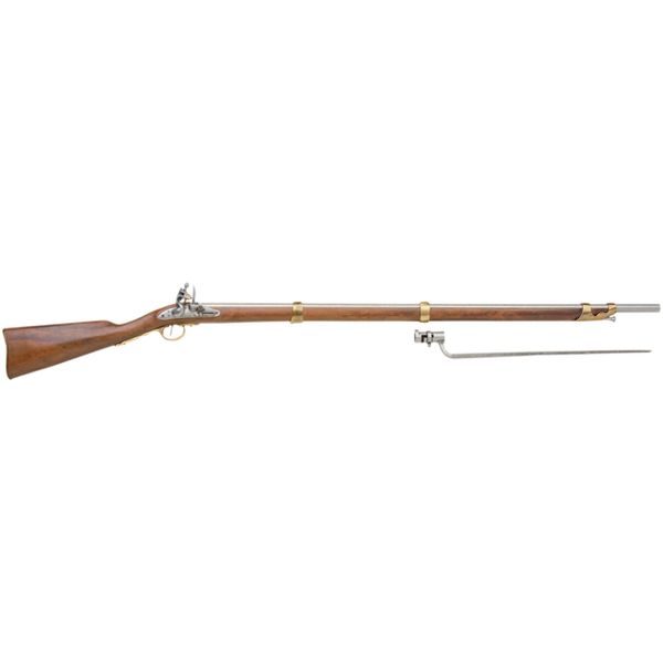 Colonial Replica Charleville Rifle With Bayonet Non-Firing Gun