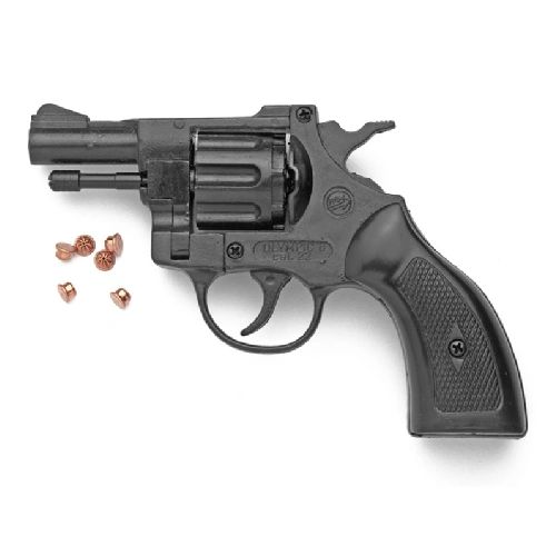 OLYMPIC 6MM .38 Detective Snub Nose Blank Firing Starter Pistol Revolver