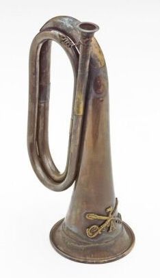 Civil War 7Th Cavalry Antiqued Bugle