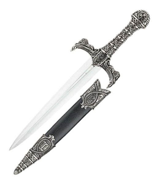 Richard The Lion Heart Silver Trim Dagger 12th C Medieval Replica