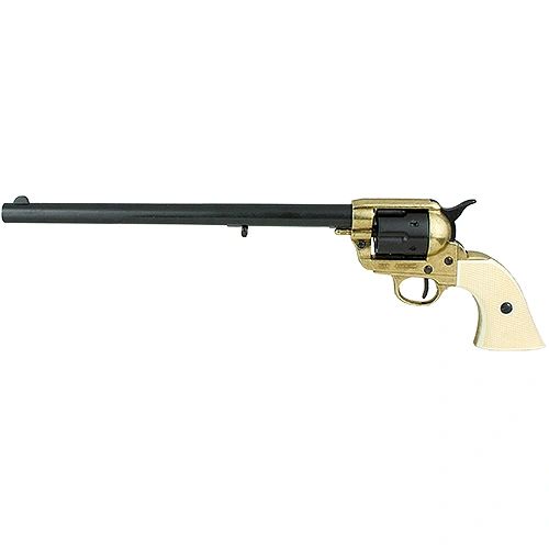 1873 Single Action Buntline Special 17.5" Revolver Gun - Black/Gold