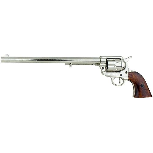 1873 Single Action Buntline Special Revolver 17.5" Gun - Nickel