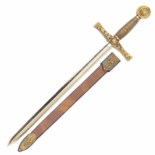 Denix Gold Trim Excalibur Letter Opener Mini Sword With Or WithOU