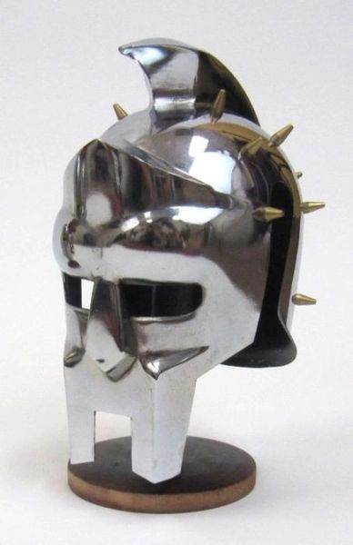 Miniature 8" Medieval Helmet & Stand - Gladiator Maximus