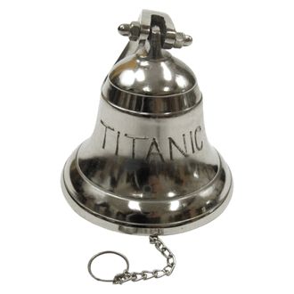 Miniature Titanic Ship Bell Replica in Aluminum