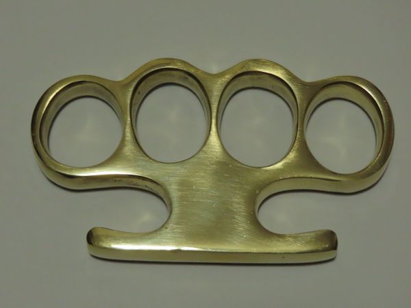Old School Series Solid Brass Knuckles - Style 7