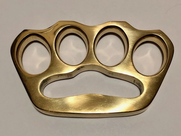 SMALL/MEDIUM Old School Series Solid Brass Knuckles - Style 4