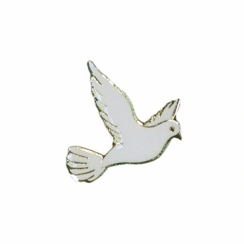 DOVE WILDLIFE ANIMAL METAL LAPEL PIN BADGE .. NEW