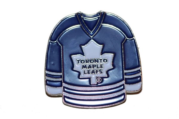 TORONTO MAPLE LEAFS BLUE JERSEY NHL LOGO METAL LAPEL PIN BADGE .. NEW