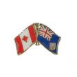 CANADA & MONTSERRAT FRIENDSHIP COUNTRY FLAG LAPEL PIN BADGE .. NEW AND IN A PACKAGE