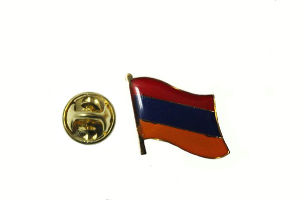 ARMENIA NATIONAL COUNTRY FLAG METAL LAPEL PIN BADGE ... 3/4 X 3/4 INCH ... NEW