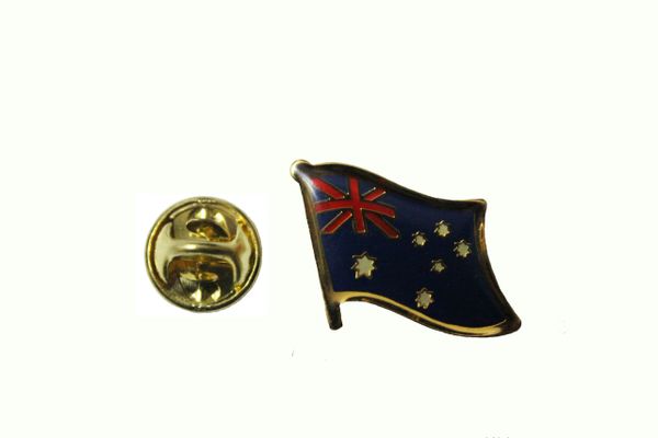 AUSTRALIA NATIONAL COUNTRY FLAG METAL LAPEL PIN BADGE ... 3/4 X 3/4 INCH ... NEW