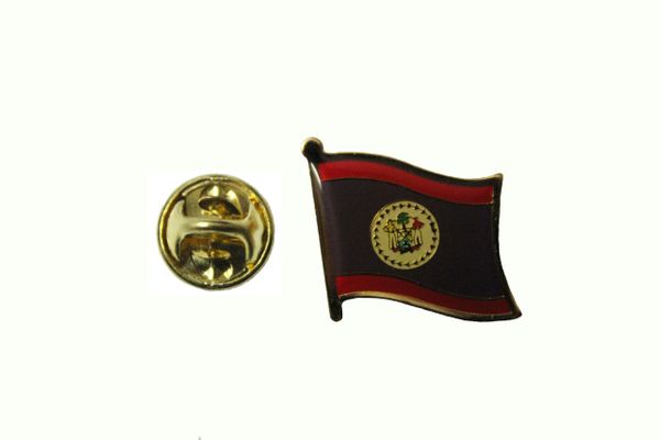 BELIZE NATIONAL COUNTRY FLAG LAPEL PIN BADGE