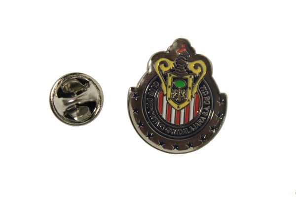 CHIVAS Football Club Logo ( Mexico ) LAPEL PIN BADGE .. Size " 1" x 1" Inch