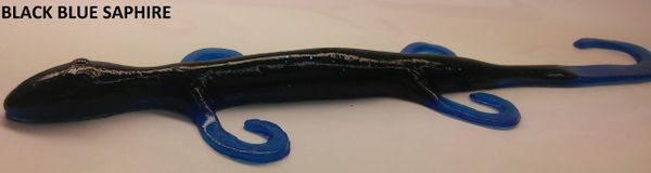 Lizard 8" - Black Blue Saphire #32