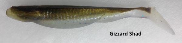 Baby Swayback Swimmer 3.25" - Gizzard Shad #09