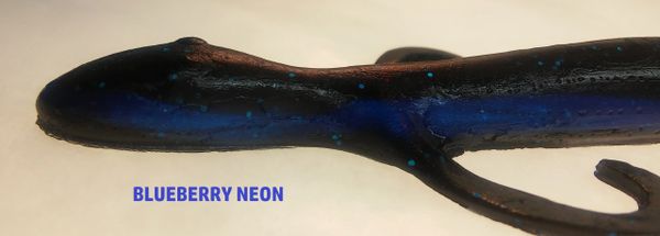 Lizard 8" - Blueberry Neon #59