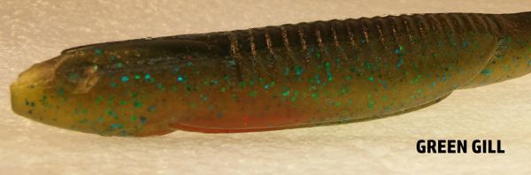 Swayback Swimmer 4.25" - Green Gill #51