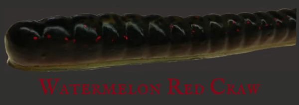Bull Whip 10" - Watermelon Red Craw #117
