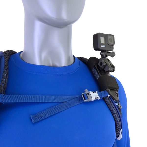 Backpack Clip Holder Mount for Phone 5.5-10cm or GoPro/Action Camera  Handsfree