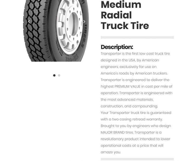 SEMI TIRES Mammoth TIRES, Tire Distribution Company