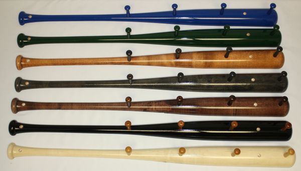 Baseball Bat Peg Hat Racks Louisville Slugger 