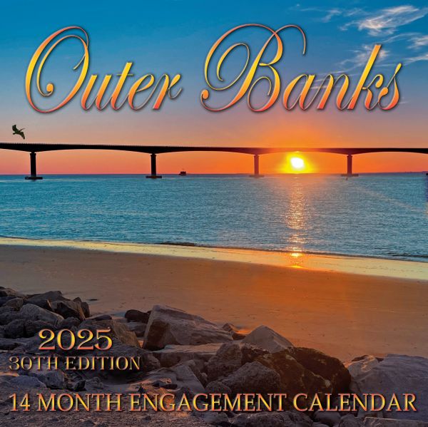 OBX 12x12 2025 Calendar Bicast Calendars