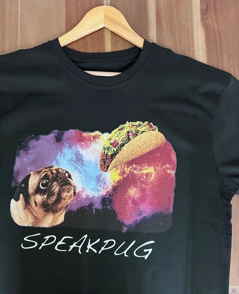 Pug Taco -Women's Teeshirt- Choose Pug Color