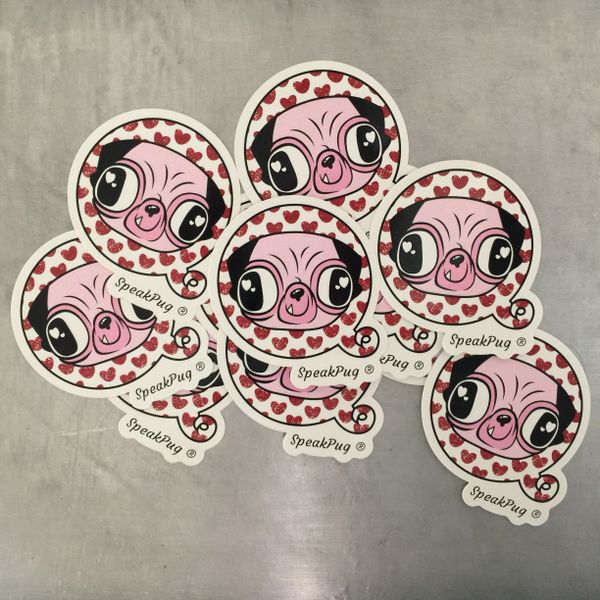 Hearts Design 3inch Stickers