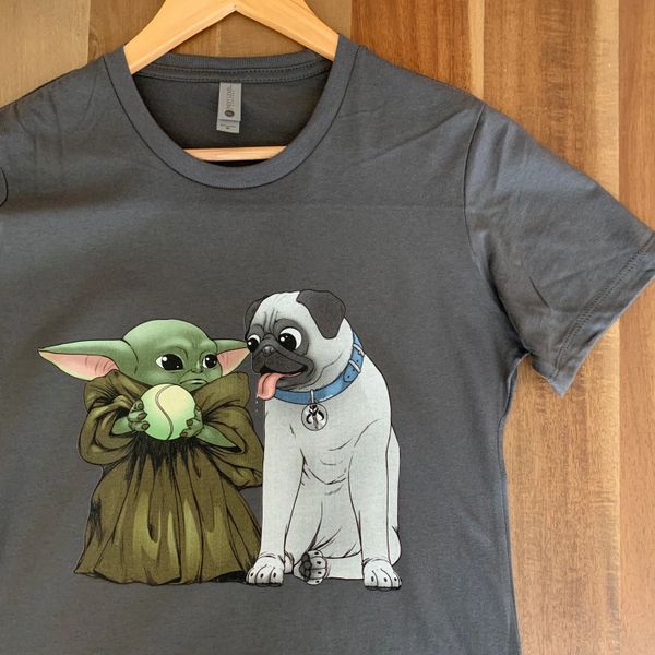 Kid and Pug [UNISEX] Heavy Metal Color